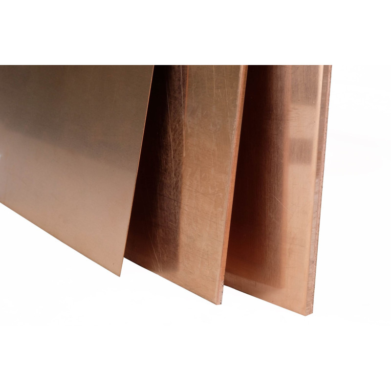 ᐉ Tôle de cuivre Cu 99% Découpe de plaques Tôle fine au choix Tôle de cuivre  pur 0.5-3mm — acheter en Allemagne