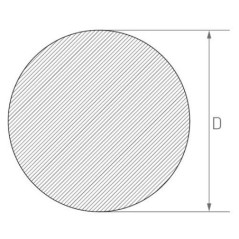Barre en Inconel® Alloy 617 2.4663 de 19,3mm à 152,91mm barre ronde matière ronde