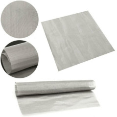 Tissu métallique en acier inoxydable 300-400 mailles Fil métallique Grille 1.4404 V4A 316 L X2CrNiMo17-12-2