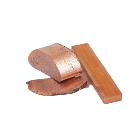 Lingot de cuivre élément CW004A (Cu-ETP - 2.0065) Lingot de cuivre Cu 99.9% coulé