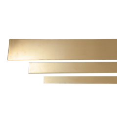 Barre plate en laiton 2.0401 CW614N bandes de tôle 20x0,5 mm-90x6 mm découpe bandes