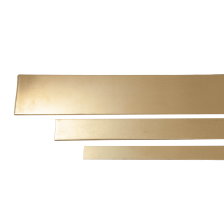 Barre plate en laiton 2.0401 CW614N Bande de tôle 20x0.5mm-90x6mm Découpe Bande
