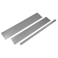 Barre plate en acier inoxydable 316 Ti 1.4571 V4A, bandes de tôle 20x0,5 mm-90x6 mm, découpe, bandes